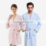 Lovers Kimono Waffle Sleepwear Bath Robe Femme Sexy Peignoir Women Dressing Gown Men Navy Long Bathrobe Thin Bridesmaid Robes thumbnail-1
