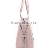 Fashion Girls Pink Leather Hand Bag for Work thumbnail-2