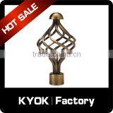 KYOK Latest Plastic Coated Curtain Finial, Fancy Curtain Finials, Plastic Fence Finials thumbnail-5