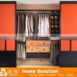 Wardrobe With Two Doors/Mirror Plastic Wardrobe Customized Closet thumbnail-1