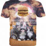 Slim Fit t Shirt Fashion Plain no Brand T-shirt 3d t Shirt Screen Printing thumbnail-1