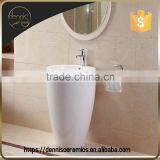 Dennis L-609 Fix With Back Round Pedestal Sink Basin thumbnail-3