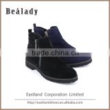 Wholesale EVA sole sheep suede leather lady fashion short ankle boots