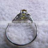 Contemporary 925 Silver Fashion Ring With cz Stone thumbnail-1