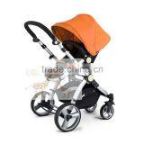 Best Selling Item Baby Stroller Europe Standard Pram Strollers 3 IN 1 Purple Aluminum Baby Stroller thumbnail-1