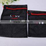 YIWU RODA 100%polyester Exquisite Embroidery Square Black Washing Bag thumbnail-3