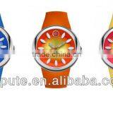 2013 Colorful Fashion fruitage Silicone Wrist girl's Watch
