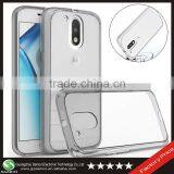 Samco Hybrid Clear Case for Motorola Moto G4 Plus Case, Mobile Phone Back Cover Case for Moto G4 Plus
