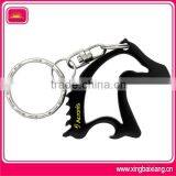 Painting Horse Head Bottle Opener Keychain With Ring