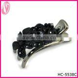Fancy Vintage Plastic Hair Claw With Rhinestone for Black Women thumbnail-1