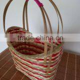 2016 Cheap Price Recycled Bamboo Hanging Vegetable Basket thumbnail-5