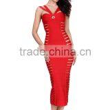 Newest Most Popular Sexy Strap Hollow Out Bodycon Good Strect One Piece Bandage Women Wear thumbnail-3