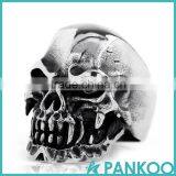 2016 Non-mainstream Fashion Classic Retro Series of Various Punk Skull Shape Thai Silver and Titanium Unisex Ring thumbnail-3