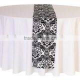 Hot Selling Beautiful Jacquard Table Runner Pintuck Table Runner Wedding Banquet thumbnail-2