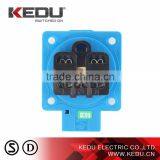 KEDU Hot Sale Waterproof Danish Socket 16A 250V IP54 thumbnail-3