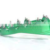 57mm Width CNC Aluminium MX Offroad Foot Pegs Footrest For KAWASAKI KXF250 KXF450 2007 08 09 10 11 12 2013 thumbnail-4