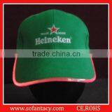 100% Cotton Material LED Hat and LED Cap , LED Baseball Caps With Lights thumbnail-6
