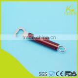 Rigid Stainless Steel Corkscrew in Flat Shape Opener Bottle Opener