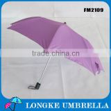 gift clear cute purple 2 fold manual open advertising umbrella for promotion/purple umbrella