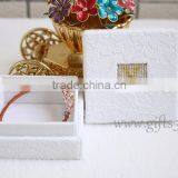 Personalized Custom Handmade Made Jewelry Boxes With Beaded Name Plate of Y thumbnail-1