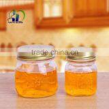 pudding glass jar mousse can with plastic lid wholesale