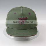 CUSTOM CHEAP GREEN FLAT BRIM KID SNAPBACK HAT thumbnail-2