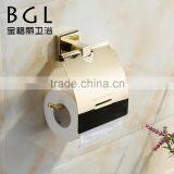 80233 Factory New Fashion Gold Toilet Paper Holder Brass Bathroom Accessories
