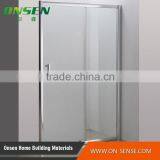 Straight Tempered Glass Single Sliding Door Shower Cabin thumbnail-1