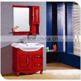 Floor-standing Wooden Bathroom Vanity for Sale thumbnail-2