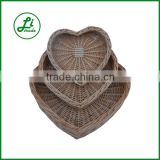 willow heart shape basket