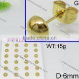 Latest Fashion Style Earring Stud Gold Plated thumbnail-6