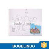 25x30cm Kids Canvas Painting Set With 6 Acrylic Paints and Brush thumbnail-5