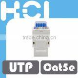 Toolless RJ45 Cat5e UTP 90Degree Modular Keystone Jack thumbnail-3