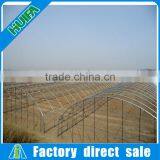 Low Cost Poly Film High Tunnel Single Span Vegetable Greenhouse With Shade Net System thumbnail-2