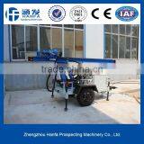 Small Wheel Type Water Well Drilling Rig for Selling!HF120W Water Well Drilling Rig thumbnail-1