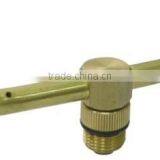 Rotary Brass 2-Arm Sprinkler With Triangle Metal Base thumbnail-2