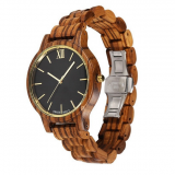 Wholesale Western Gift Set Quartz Wrist Watch Wooden thumbnail-2