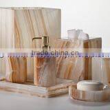 Wholesale EXPORT QUALITY MANUFACTURER AND EXPORTERS ONYX BATHROOM ACCESSORIES COLLECTION thumbnail-5