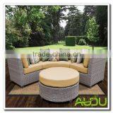 Aluminium Round Sofa Lounge Suite With Cushion thumbnail-1