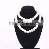 Black PU Leather Mannequin for Necklace Dispaly thumbnail-3