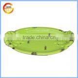 High Quality Ceramic Round Green Glaze Fruit Plate thumbnail-1