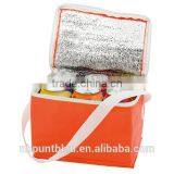 6 Cans PVC Foldable Cooler Bag With Handle for Promtional thumbnail-1