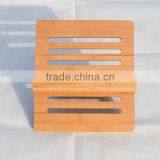 Eco-Friendly Bamboo Wood Holder, Collapsible Computer Stand thumbnail-1