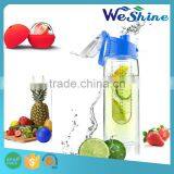 Private Label BPA Free Fruit Infusing Water Bottle w/ Ice Sphere thumbnail-2