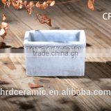 Outdoor Cement Garden Planter Paint Plant Pots thumbnail-2