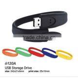 Promotional USB Storage Drive/Silicone Rubber Bracelet USB Stick thumbnail-1