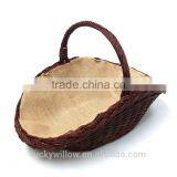 Wholesale Large Wicker Linen Log Basket thumbnail-1