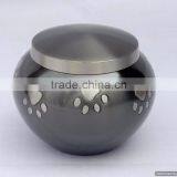 Mini Antique Round Centerpiece Metal Brass Urns thumbnail-1