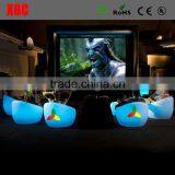 Plastic Green Sofa Outdoor With Removable Cover