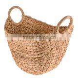 Water Hyacinth Natural Color Laundry Basket thumbnail-4